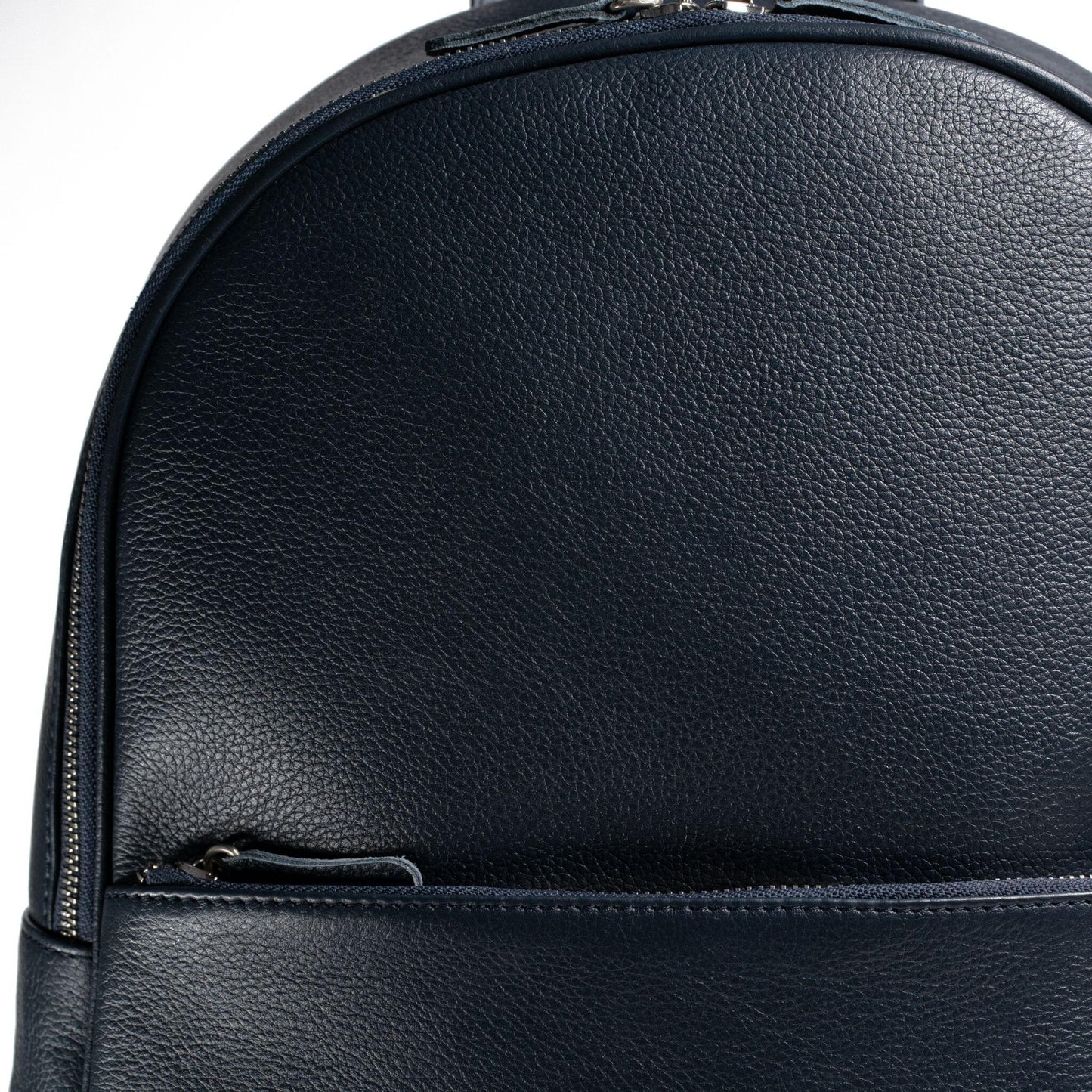 S2 Simple Leather Backpack-Blue